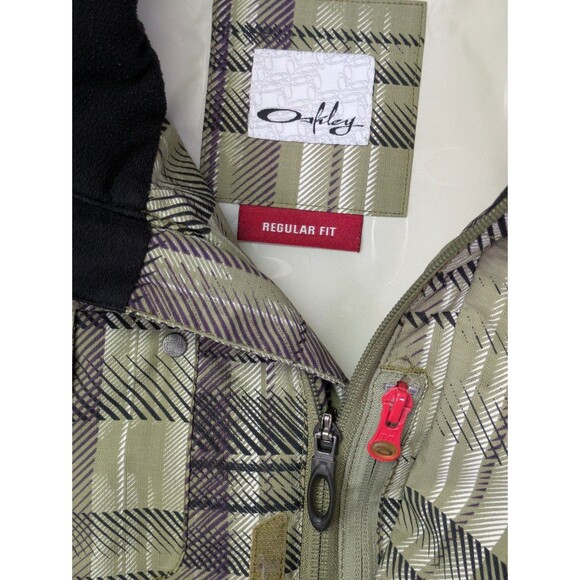 Oakley Green Plaid Ski & Snow Jacket - Picture 3 of 15